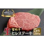 希少部位 A4等級以上 宮崎牛ヒレステーキ5枚 約600g