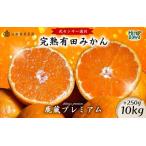 ふるさと納税 鹿蔵の 有田 みかん プレミアム 10kg＋250g(傷み補償分) 光センサー 選果 / 温州みかん 有田みかん 甘い 高級 厳選 和歌山 柑橘 .. 和歌山県広川町