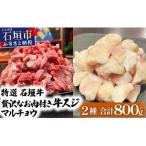 牛スジ500gマルチョウ300gのセット