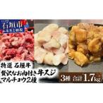 牛スジ500g マルチョウ300g×2 味噌味マルチョウ300g×2のよくばりセット
