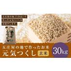 五庄屋の地で作ったお米 元気つくし 玄米 30kg