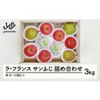 ふるさと納税 《先行予約》山形県産 ラ・フランス サンふじ 詰合せ 3kg (8~12個入り) nf-fslrs3 山形県山辺町