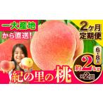 桃 定期便 紀の里の桃 約2kg