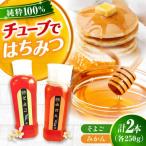 はちみつ チューブ2本セット みかん そよご 各250g