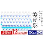 T28-1404 飲む温泉水 美豊泉 500ml×40本