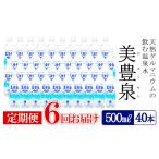 J14-1409 飲む温泉水 美豊泉 500ml×40本