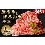 訳あり 佐賀牛&博多和牛 切り落とし 1kg