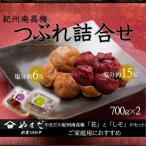 ご 紀州南高梅 つぶれ梅 うす塩としそ漬の詰合せ
