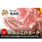 豚肉 かみふらのポーク 地養豚 ロース 肩ロースブロック