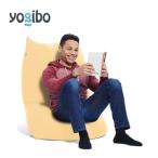 ふるさと納税 Yogibo Lite クリームホワイト ヨギボー ヨギボーライト ビーズクッション クッション ビーズ 家具 ソファ ビーズチェア 持ち運.. 大阪府岸和田市