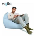 ふるさと納税 Yogibo Mini ペールブルー 青 ヨギボー ヨギボーミニ ビーズクッション クッション ビーズ ビーズチェア 家具 インテリア 寝具 .. 大阪府岸和田市