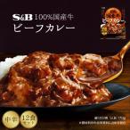 S&B 牛ビーフカレー 中辛 170g×12個