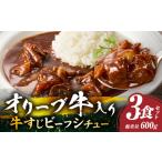 オリーブ牛入り 牛すじビーフシチュー 200g×3食セット