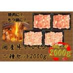 牛 ホルモン二種セット2000g