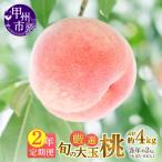 産厳選旬の大玉桃約2kg 2年定期便 MG