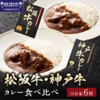 松阪牛 神戸牛カレー食べ比べ6個セット