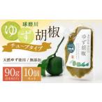 人吉球磨産の球磨川ゆず胡椒 便利な チューブタイプ 90g×10…