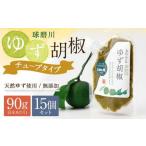 人吉球磨産の球磨川ゆず胡椒 便利な チューブタイプ 90g×15…