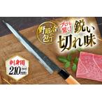 ふるさと納税 包丁 ナイフ 野鍛冶の刺身包丁 [森かじや 長崎県 東彼杵町 hs42bag470003] 長崎県東彼杵町
