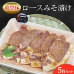 能登産豚肉 能登豚 ロースみそ漬け 5枚セット