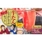 \テレビで紹介 牛たんしゃぶしゃぶセット 約600g