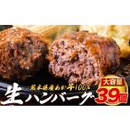 産あか牛 100% 生ハンバーグ 140g×39個入り