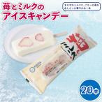 苺とミルクのアイスキャンデー20本