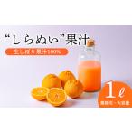濃厚な甘さ しらぬいの手搾り果汁1L 業務用