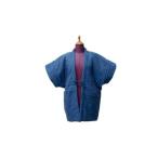 605.紳士板締めやっこはんてん 青