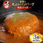 ハンバーグ 能登の煮込みハンバーグ 地元バーグ 200g×3個