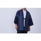 綿入れ 半纏 やっこ柄 切り替え 紺