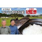 ふるさと納税 2026年産 丹後弥栄産コシヒカリ（玄米5kg）月1回×6ヵ月 ふるさと納税 お米 米 玄米 コシヒカリ 農家直送 丹後こしひかり ふ.. 京都府京丹後市