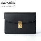 SOMES クラッチバッグ ブラック EX-32
