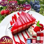 ジャム ベリー 信州産 完熟 ベリージャム 200g2種と