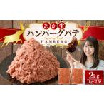 あか牛ハンバーグ パテ 2kg