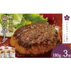 蔵王本鴨 鴨ハンバーグ180g×3個 計540g