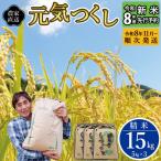 ブランド 米 元気つくし 5kg×3個