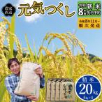 ブランド 米 元気つくし 5kg×4個