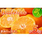 ふるさと納税 農家直送 有田 みかん 訳あり 5kg 光センサー 選別 / 温州みかん 有田みかん 甘い 家庭用 和歌山 柑橘 ※11月中旬〜1月中旬に順.. 和歌山県由良町