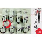 梅干し くろ梅 熟成無塩 12袋セット とてもすっぱい