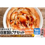 自家製ピザ テリヤキチキン+テリヤキチキン