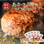 オアシス九州 産あか牛ハンバーグ150g×10個