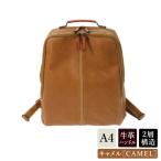 レトロ リュック 2層式 4990-24 キャメル
