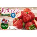 福岡産 あまおう4パック いちご 苺 イチゴ