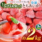 栃木のこでらんない冷凍イチゴ とちあいか 約2kg