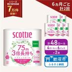 定期便 トイレットペーパー スコッティ ダブル