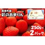ふるさと納税 美里町産いちご【彩のあまりん】（250g以上×2パック）  [No.169] 埼玉県美里町