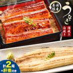 うなぎ 蒲焼き 白焼き セット 食べ比べ タレ付き 養殖 鰻 肝煮セット