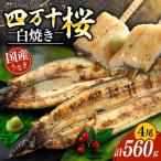 うなぎ白焼き 140g×4