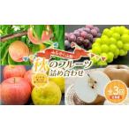 ふるさと納税 みちのく山形 1回に2品種お届け 秋のフルーツ詰め合わせ 少しずつを楽しめる食べきりサイズ定期便 FSY-2237 山形県